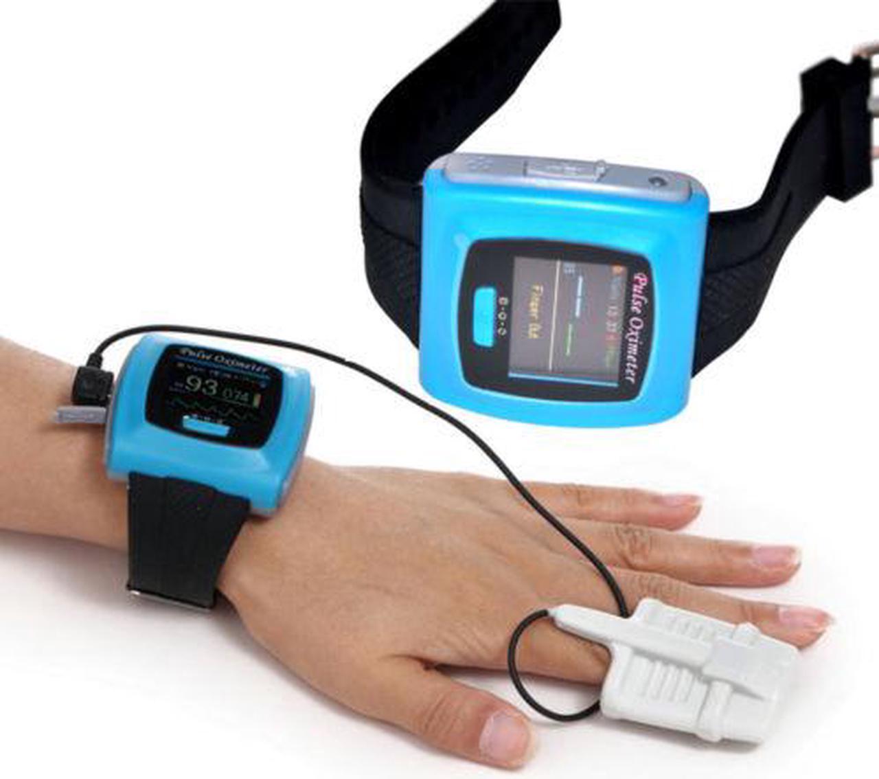 Alt view image 4 of 6 - CONTEC FDA Proved Wrist Fingertip Pulse Oximeter, Blood oxygen SpO2 Monitor,PR,heart rate Monitor,CMS50F with PC software