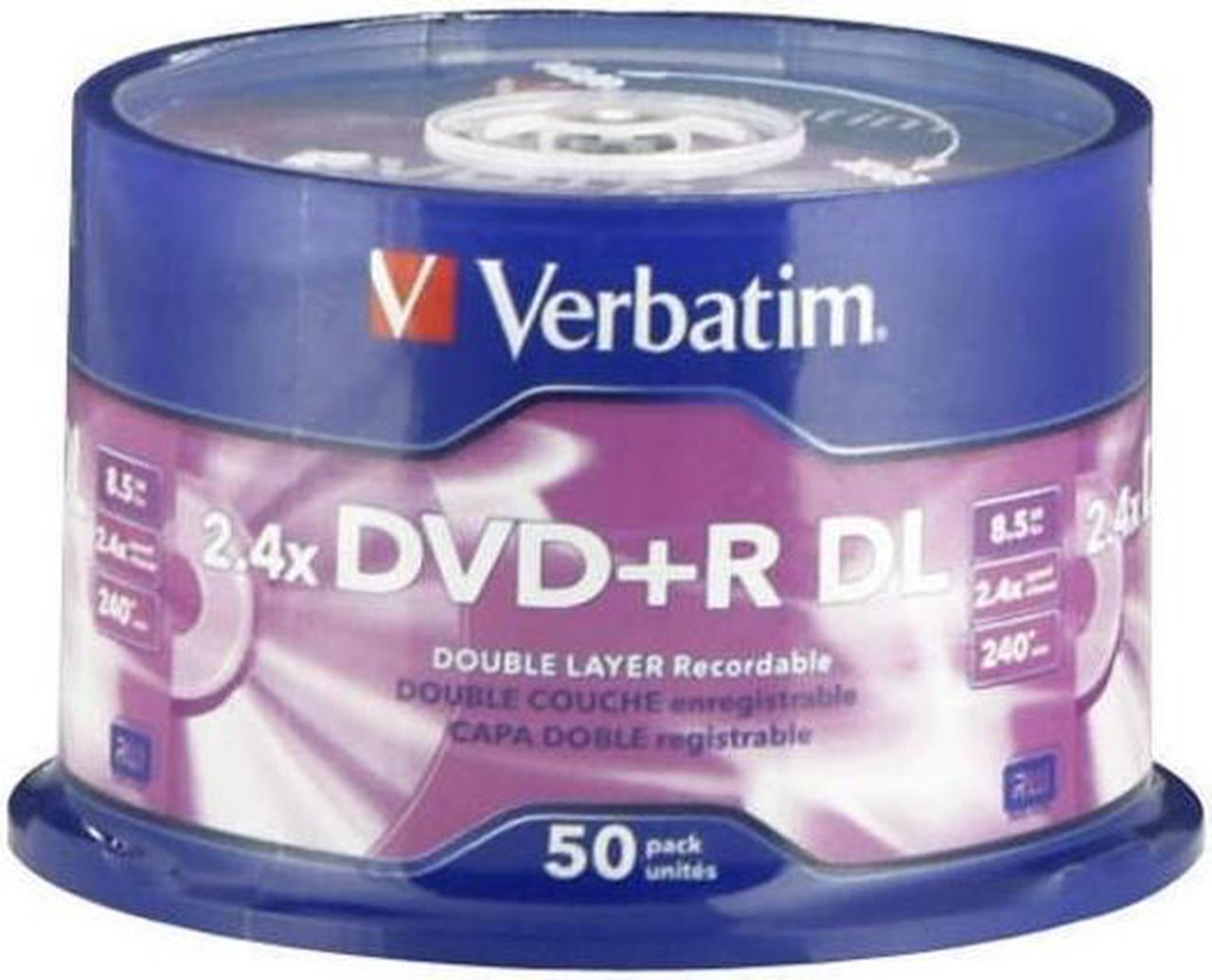 VERBATIM Spindle of 50 x DL DVD+R - 8.5 GB 8x