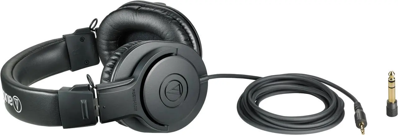 Alt view image 3 of 20 - Audio Technica ATH-M20X Closed-Back Headphones