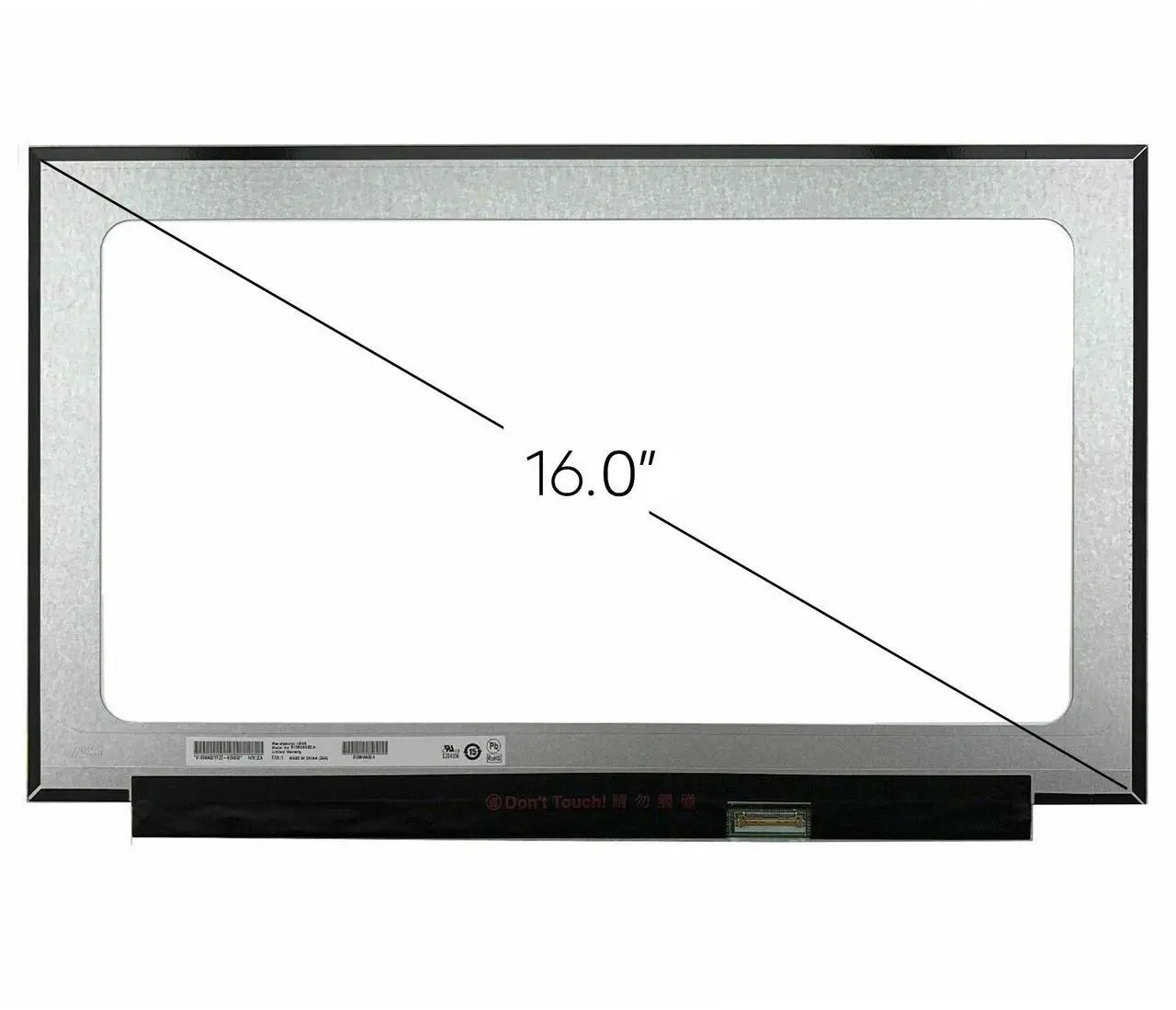 Alt view image 6 of 6 - LCDBros Replacement Screen For HP OMEN 16-WD0073DX 40 Pins FHD 1920x1080 Matte LED LCD With Tools & Tape