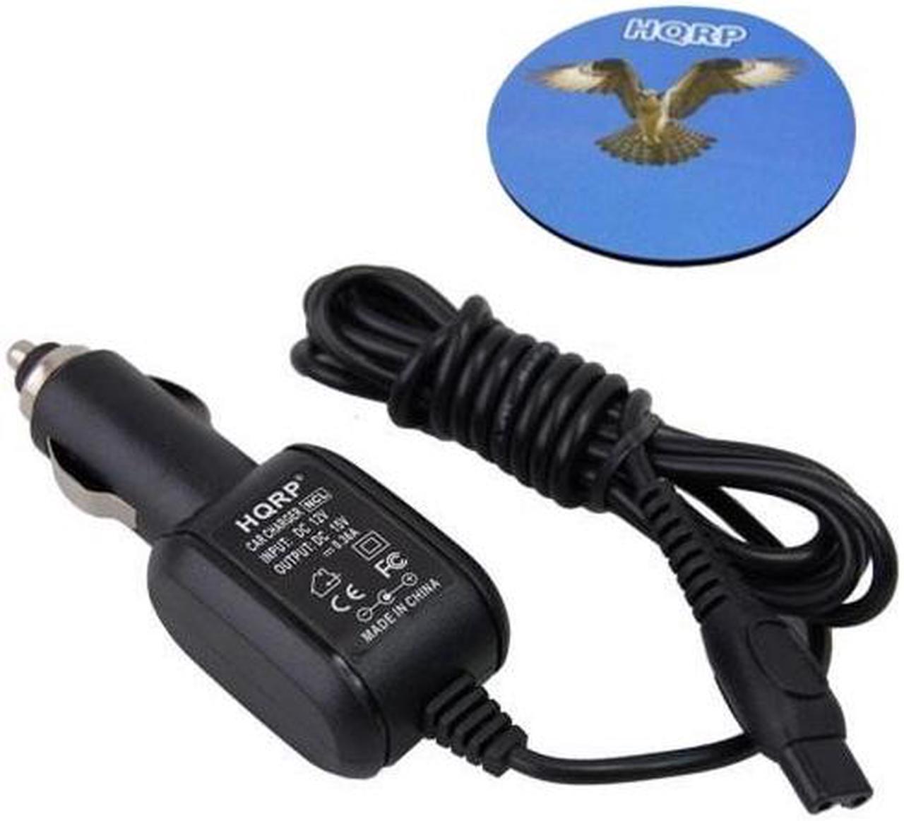 Main image of HQRP 12V Car Charger for Philips Norelco Razors / Shavers plus HQRP Coaster