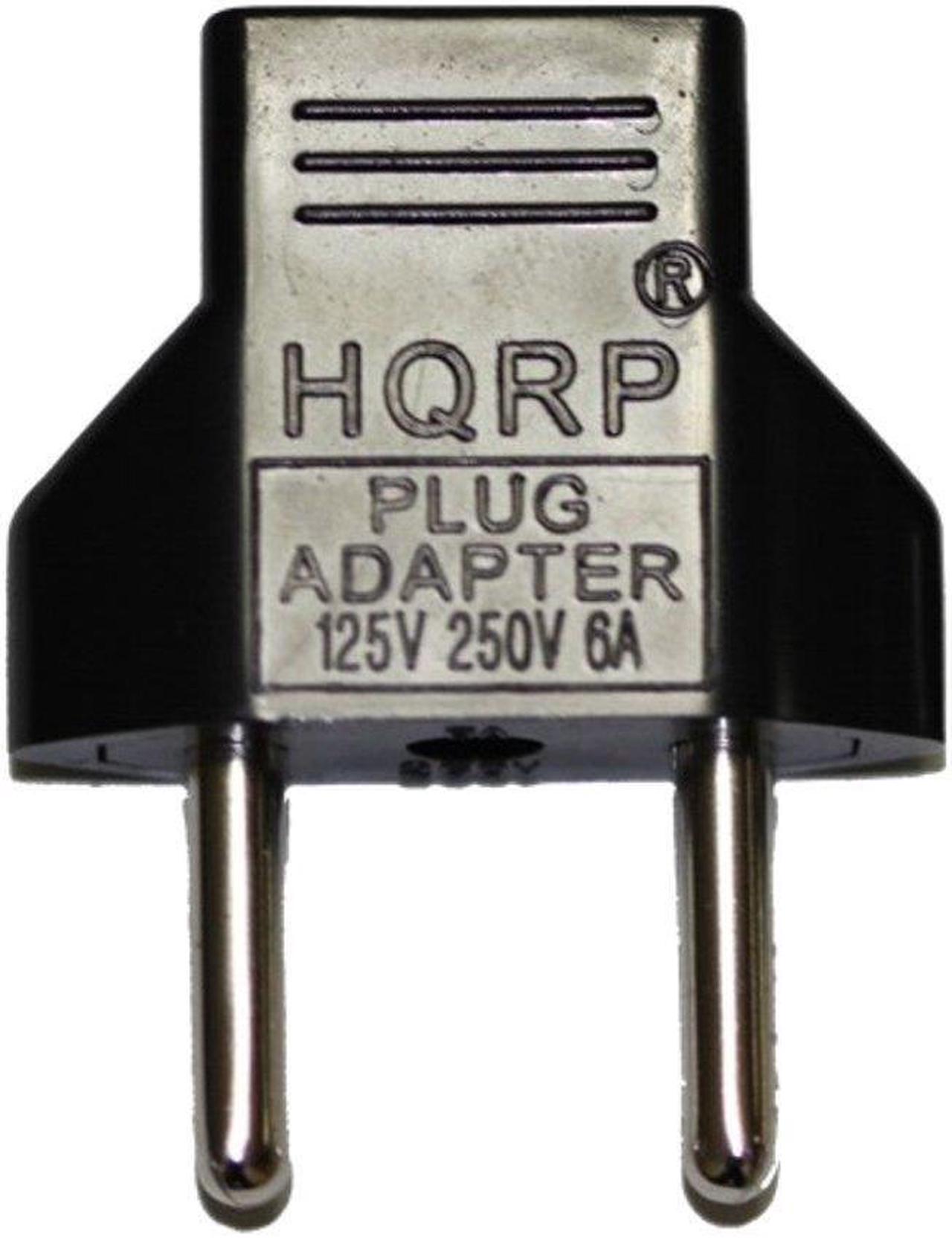 Alt view image 3 of 5 - HQRP AC Adapter / Charger for Sony HandyCam DCR-DVD100, DCR-DVD101, DCR-DVD200, DCR-DVD201, DCR-DVD300, DCR-DVD301 Camcorder with USA Cord & Euro Plug Adapter