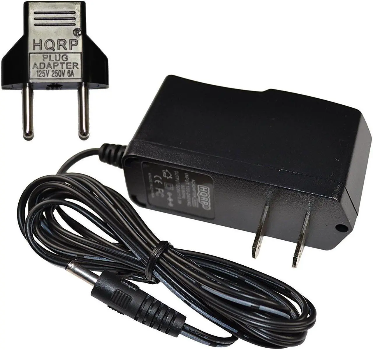 Main image of HQRP AC Adapter for Eton GRUNDIG FR360 / FR370 / FR500 / FR600 / Scorpion Radio Shortwave FD35UD-6-300 / FR500-ACA-US / Solarlink FR-360 Cord Charger AM FM Weather Radio + HQRP Euro Plug Adapter