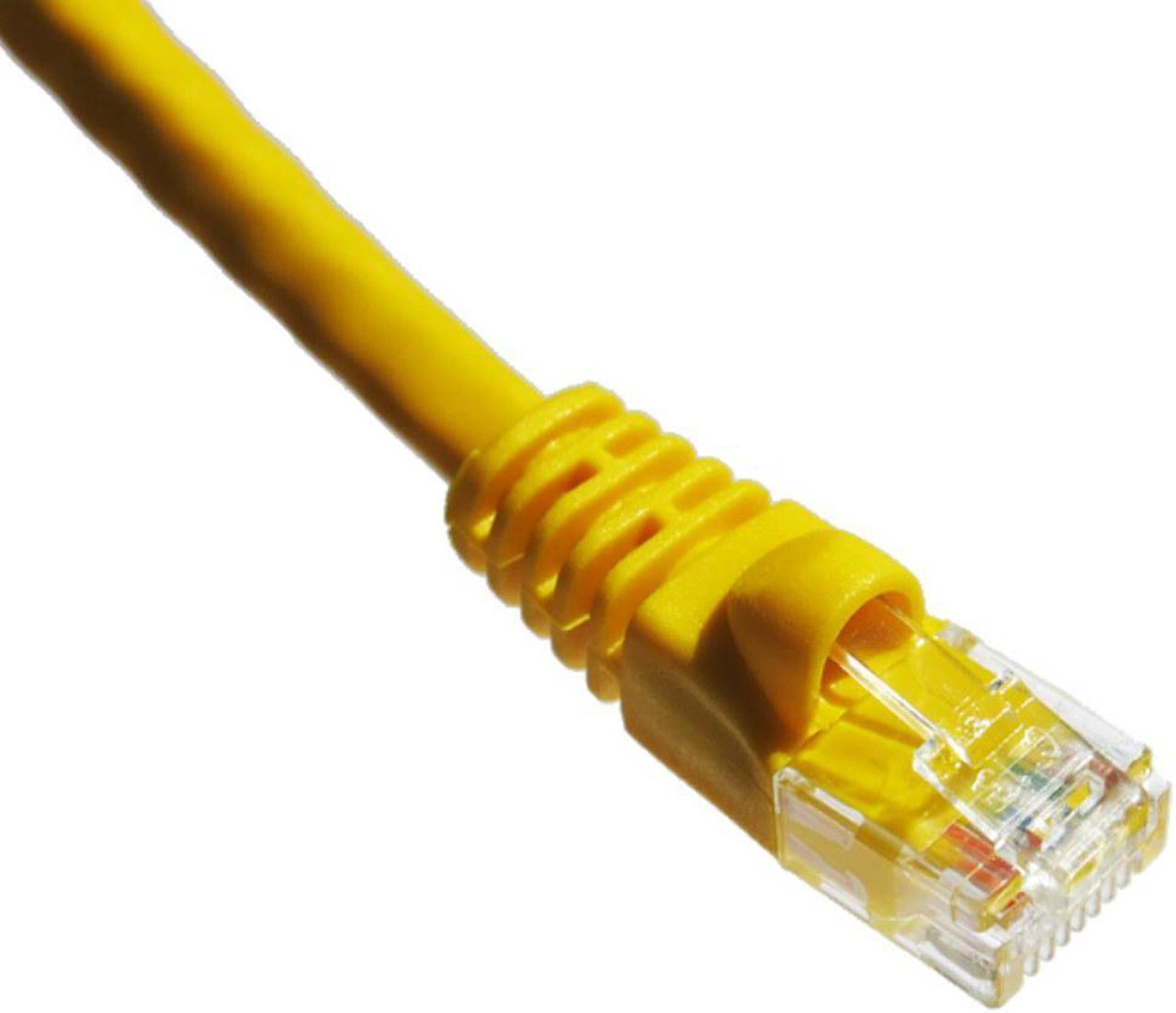 Axion C5EMB-Y5-AX Axiom 5FT CAT5E 350mhz Patch Cable - Category 5e for Network Device - Patch Cable - 5 ft - 1 x - 1 x - Gold-plated Contacts - Yellow