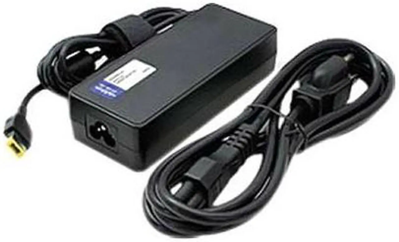 Alt view image 4 of 12 - Lenovo 0B46994 Compatible 90W 20V at 4.5A Black Slim Tip Laptop Power Adapter and Cable - 100% and