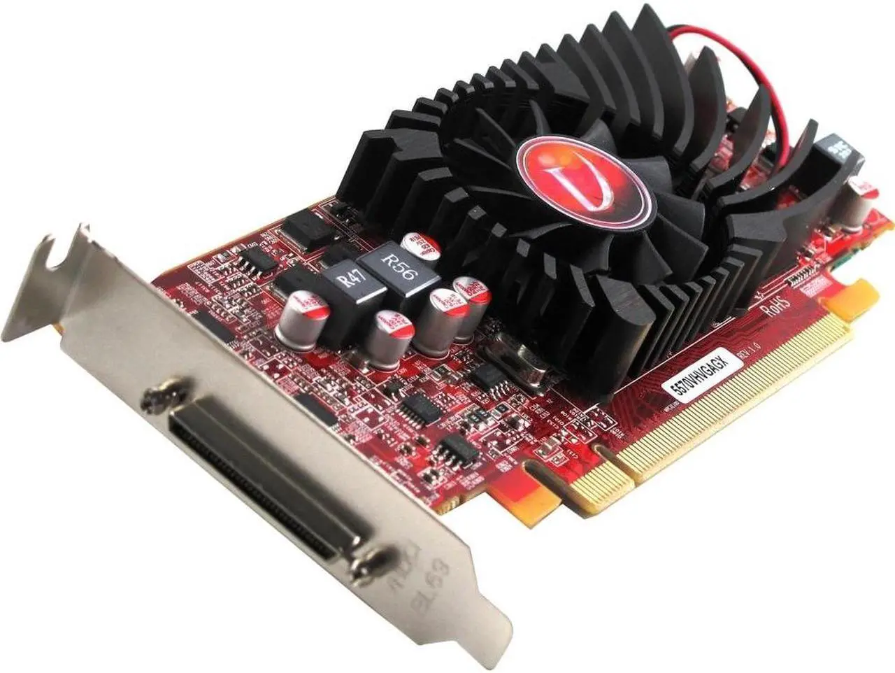 Alt view image 11 of 12 - VisionTek Radeon HD 5570 1 GB Graphic Card VisionTek HD5570 SFF 4-port VGA VHDCI 1 GB x16 PCIe Graphics Card (900366)