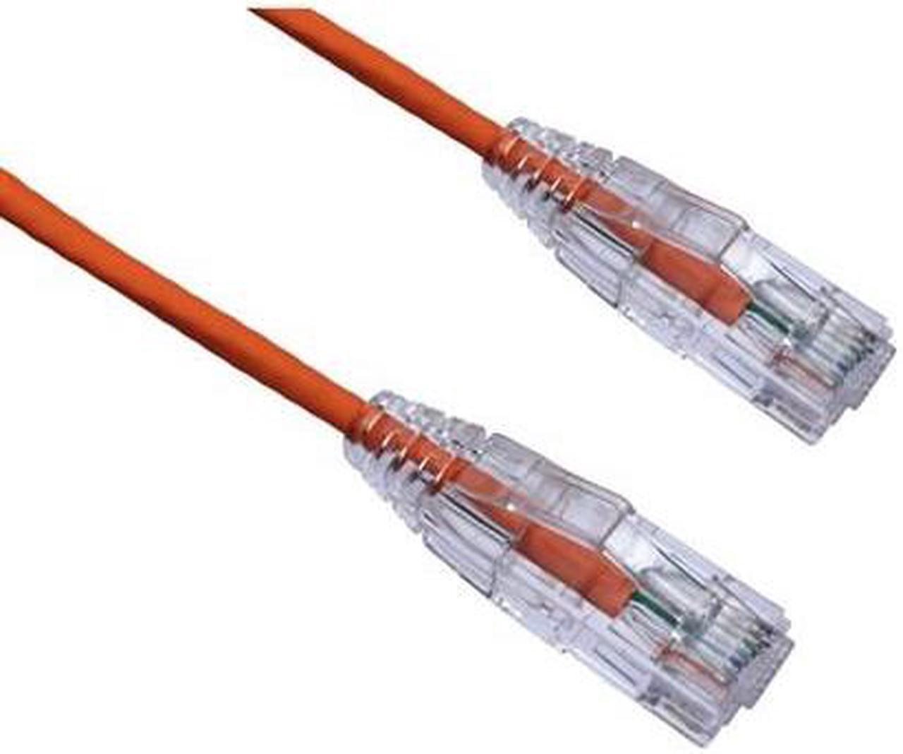 Alt view image 4 of 4 - Axiom C6BFSB-O6-AX 6Ft Cat6 Bendnflex Ultra-Thin Snagless Patch Cable 550Mhz (Orange)