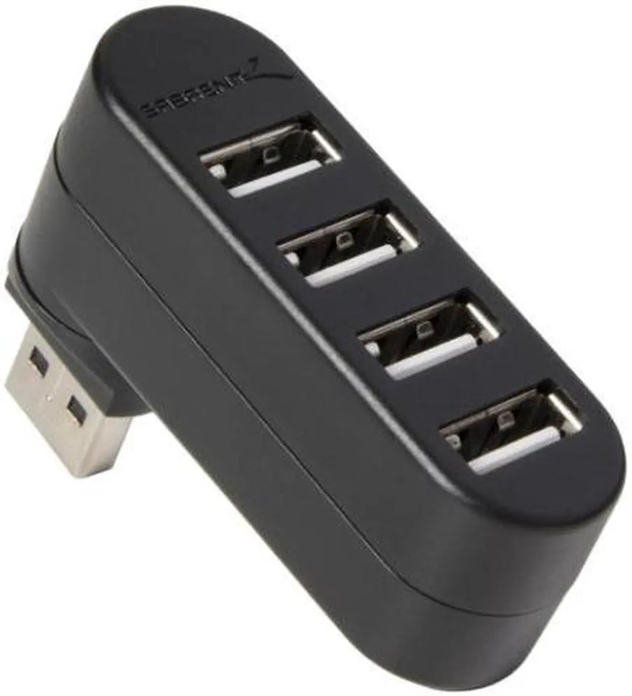Alt view image 19 of 20 - Sabrent 4-Port USB 2.0 Hub [90°/180° Degree Rotatable] (HB-UMN4)