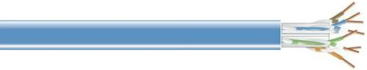 Alt view image 7 of 7 - CAT5e Value Line Solid Bulk Cable, CM, 1000-ft. (304.8-m), Blue