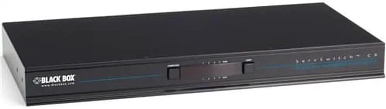 Alt view image 10 of 10 - BLACK BOX KV0424A-R2 KVM SWT CTX SH VGA PS2 USB 4USR 24PT