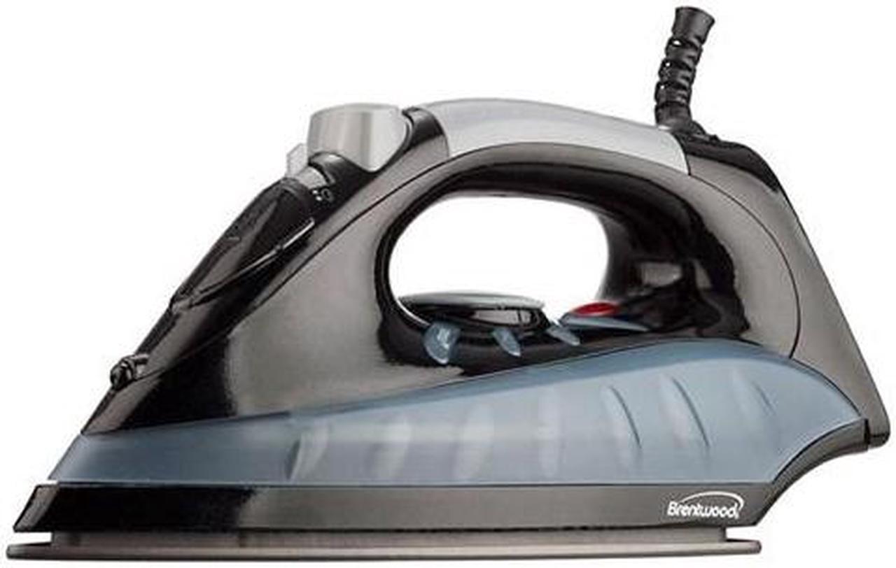 Alt view image 12 of 17 - Brentwood Non-Stick Steam Iron, Black MPI-62