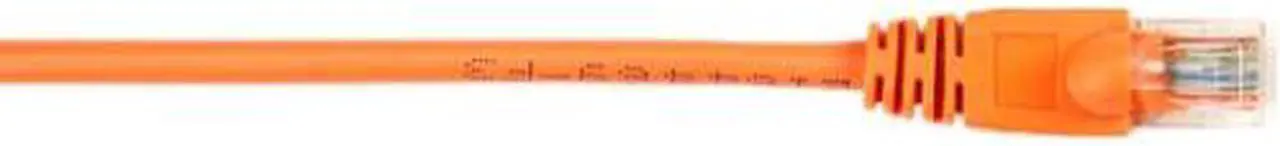 Alt view image 5 of 6 - Black Box CAT5EPC-005-OR Black Box CAT5e Value Line Patch Cable, Stranded, Orange, 5-ft. (1.5-m) - Category 5e for Network Device - Patch Cable - 5 ft - 1 x RJ-45 Male Network - 1 x RJ-45 Male Network