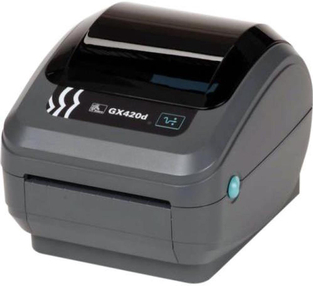 Zebra GX42-202410-000 Zebra GX420d Direct Thermal Printer - Monochrome - Desktop - Label Print - 4.09" Print Width - 6 in/s Mono - 203 dpi - 8 MB - USB - Serial - Ethernet - 4.25" - 39"