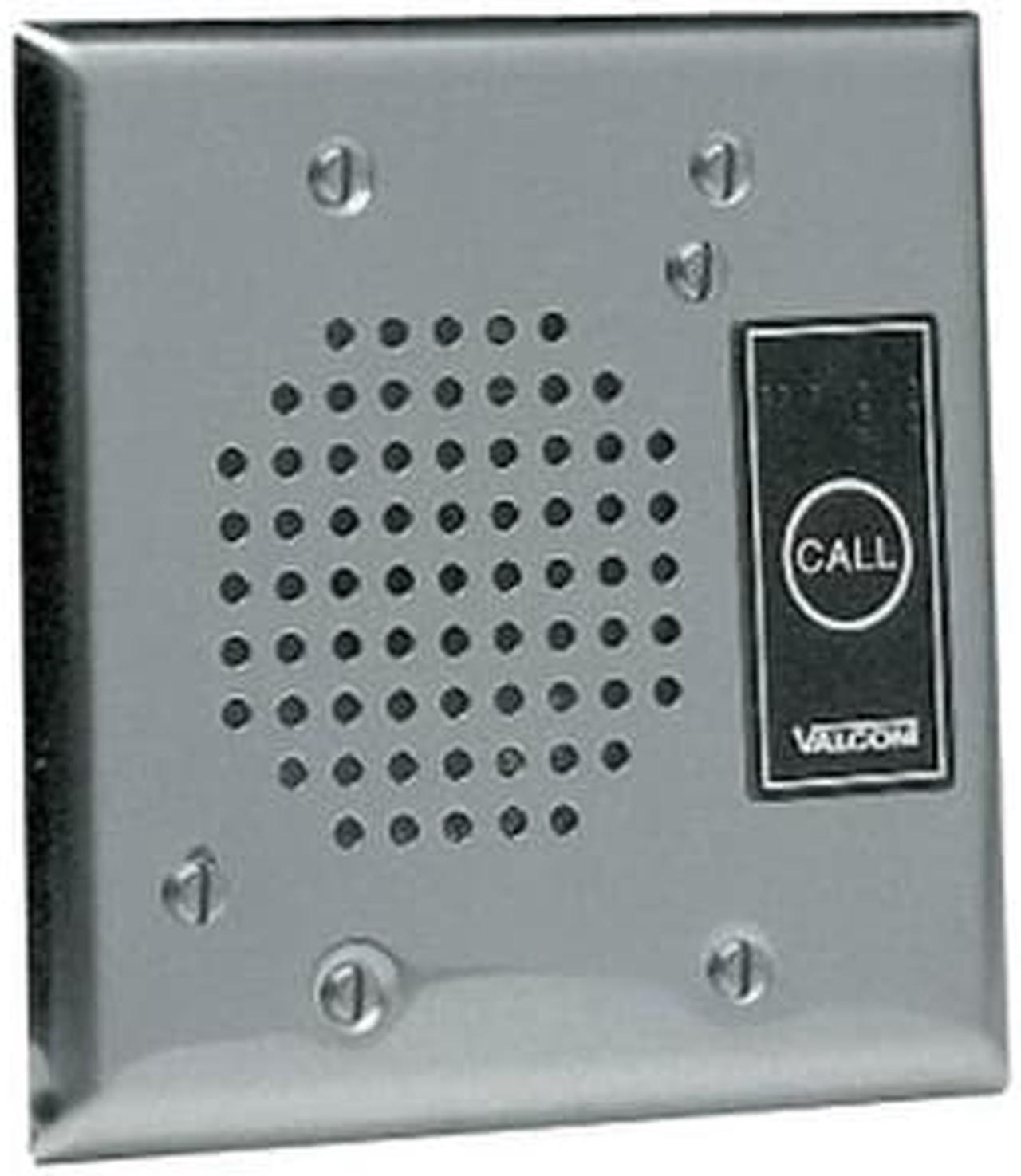 Alt view image 5 of 6 - Valcom V-1072A-ST Talkback Doorplate Speaker - Stnless Stl