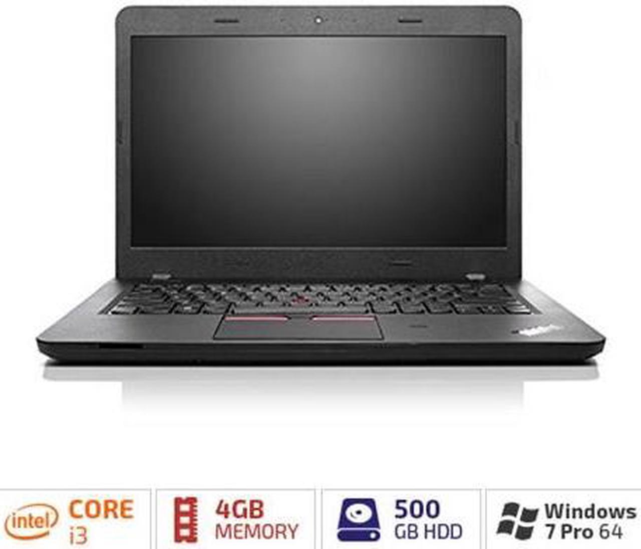 Main image of Lenovo ThinkPad E450 20DC00BYUS 14" Notebook - Intel Core i3 i3-5005U Dual-core (2 Core) 2 GHz - Graphite Black