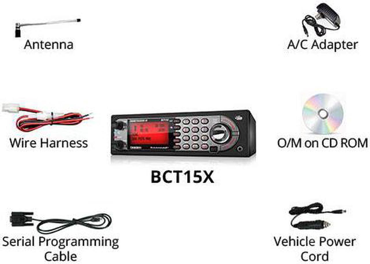 Alt view image 13 of 17 - UNIDEN BCT15X Mobile Scanner,Analog,9000 Channels