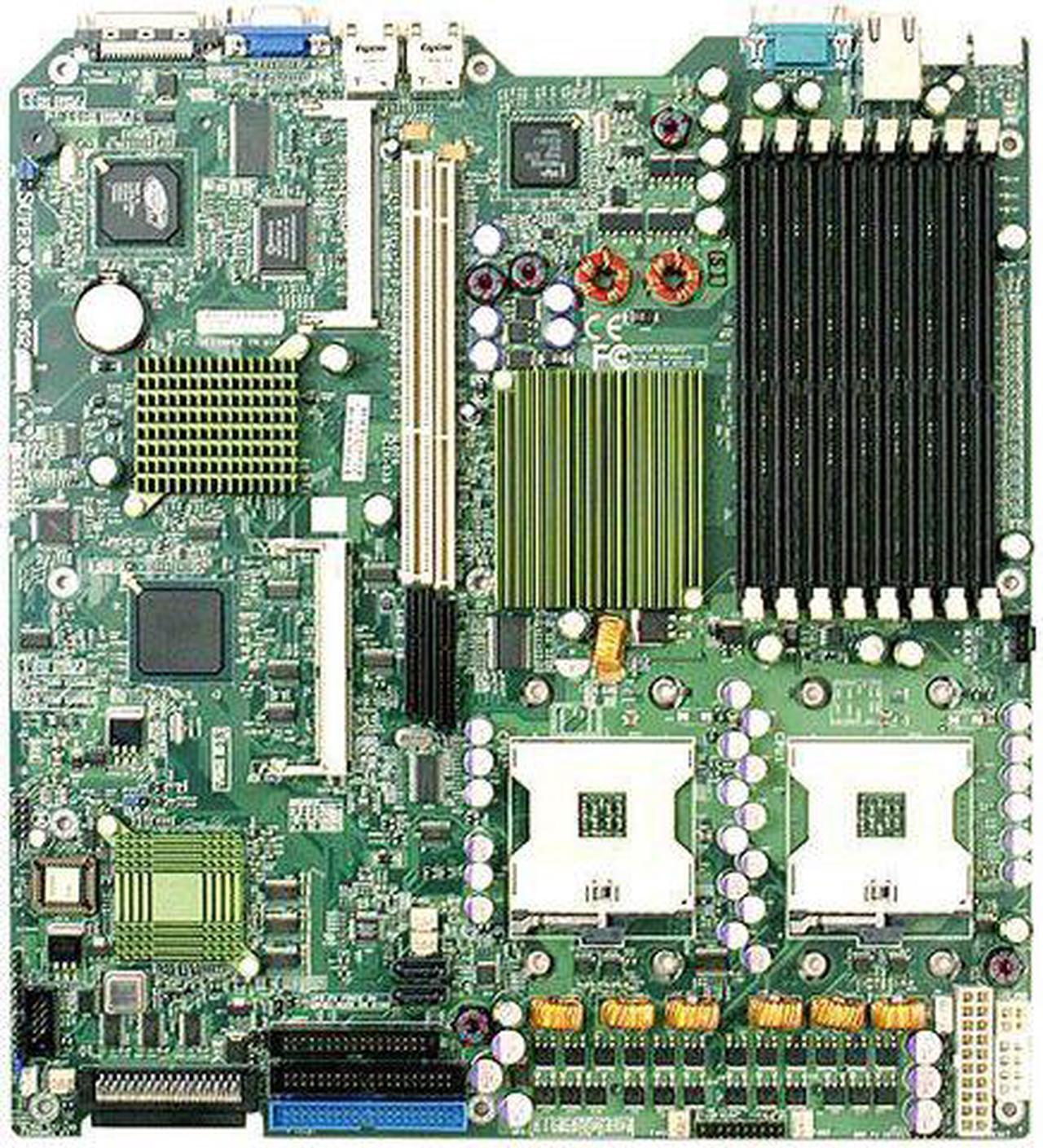Alt view image 5 of 7 - Supermicro MBD-X6DHR-8GS-B Supermicro X6DHR-8GS Server Motherboard - Intel Chipset - Socket PGA-604-Extended ATX - 2 x Processor Support - 16 GB DDR2 SDRAM Maximum RAM - 400 MHz) Memory - Bulk Pack - OEM