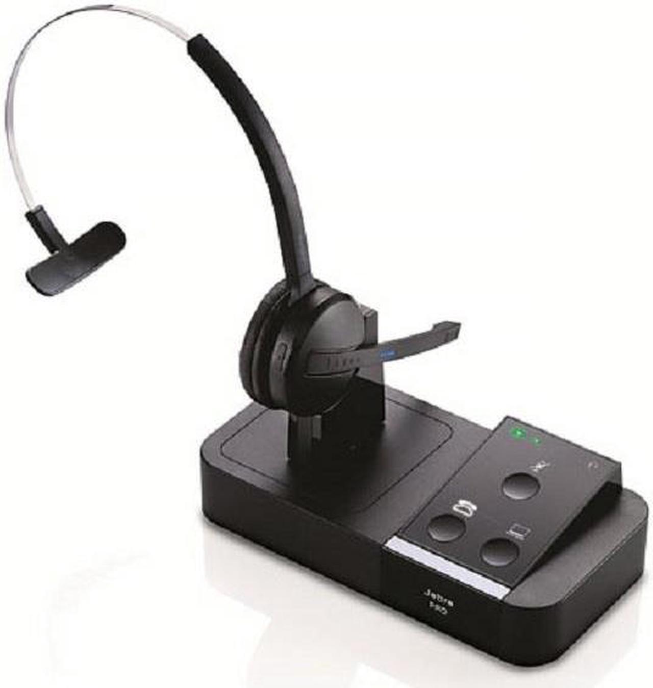 Alt view image 3 of 3 - Jabra PRO 9450 Flex Mono Wireless Headset Enhanced Noise Cancellation w/ Convenient Flexible Boom