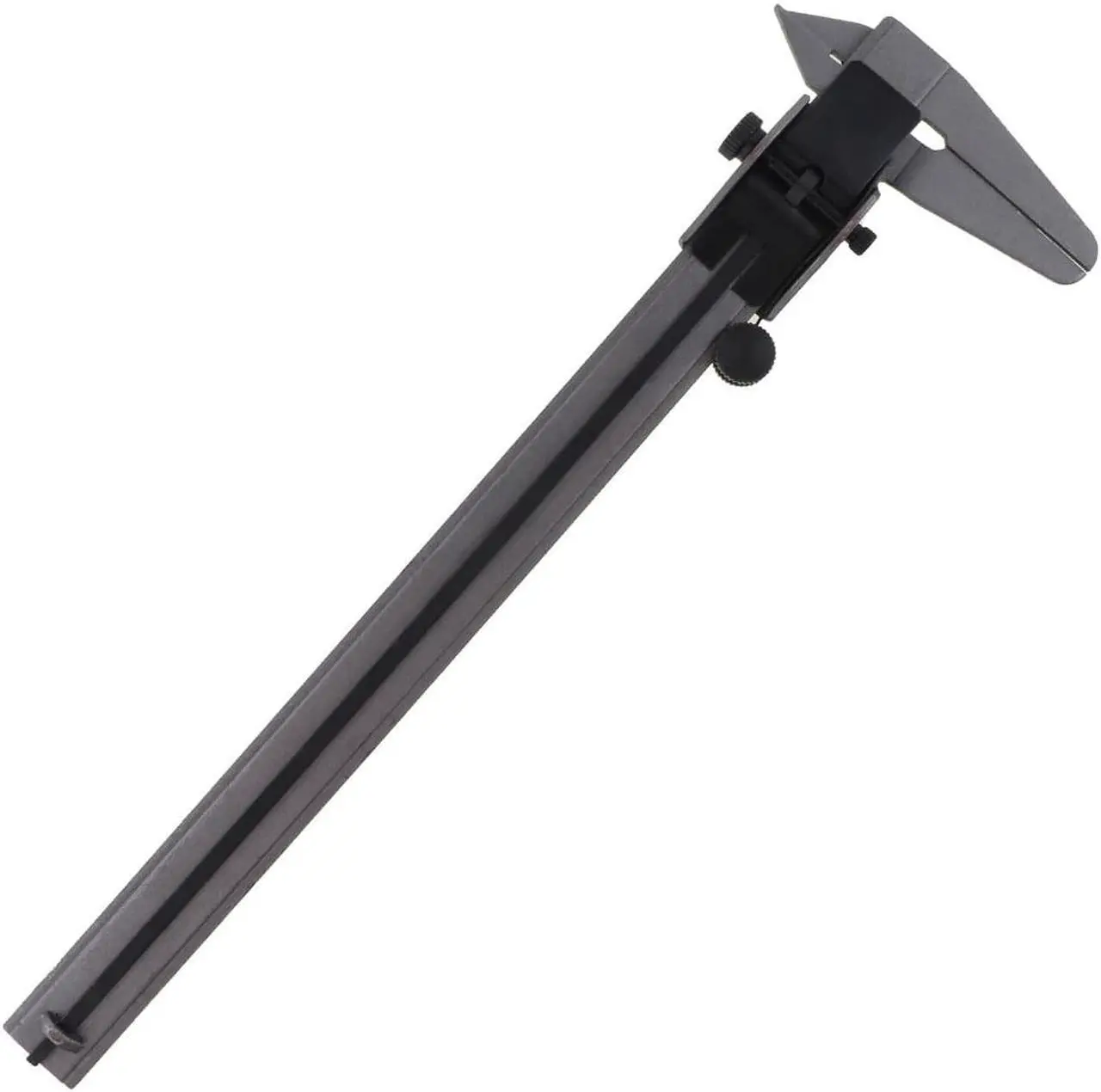 Alt view image 7 of 7 - 160mm Mini Carbon Steel Vernier Caliper Ruler with 0.1mm / 0.063in Accuracy and Sliding Wheel for Measuring