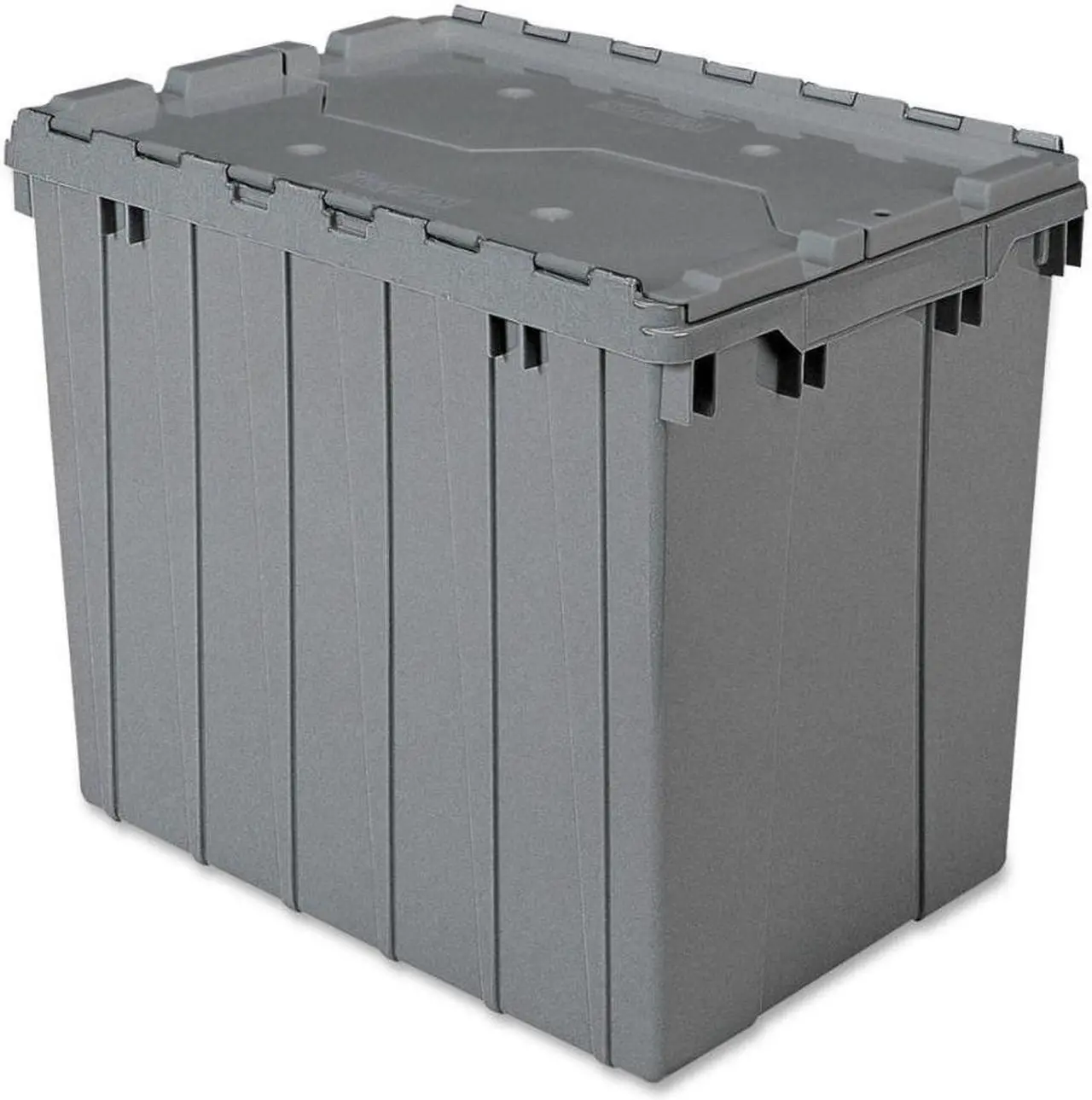 Alt view image 8 of 10 - AKRO-MILS 39170 Attached Lid Container, 2.28 cu. ft., Gray