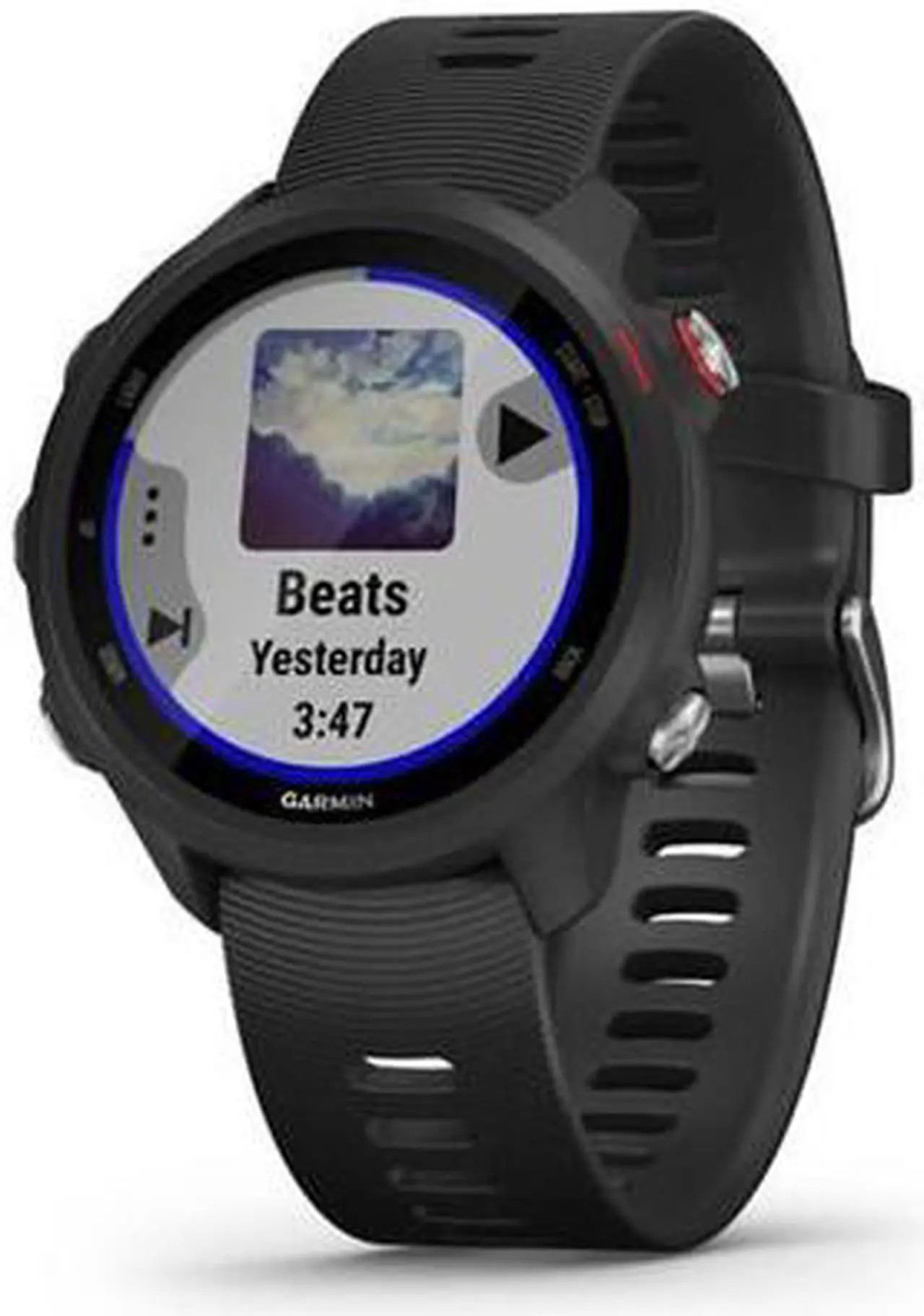Alt view image 8 of 20 - Garmin Forerunner 245 Music Black Forerunner 245 Music GPS Running Smartwatch