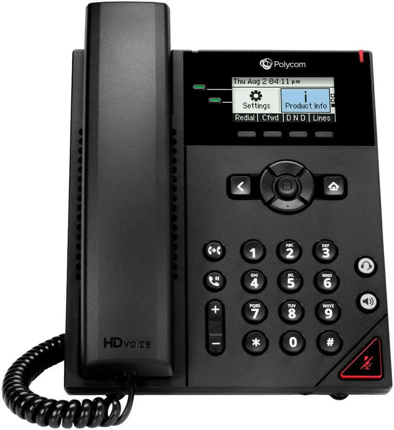 Alt view image 3 of 4 - Polycom 150 IP Phone - Corded - Corded - Desktop, Wall Mountable