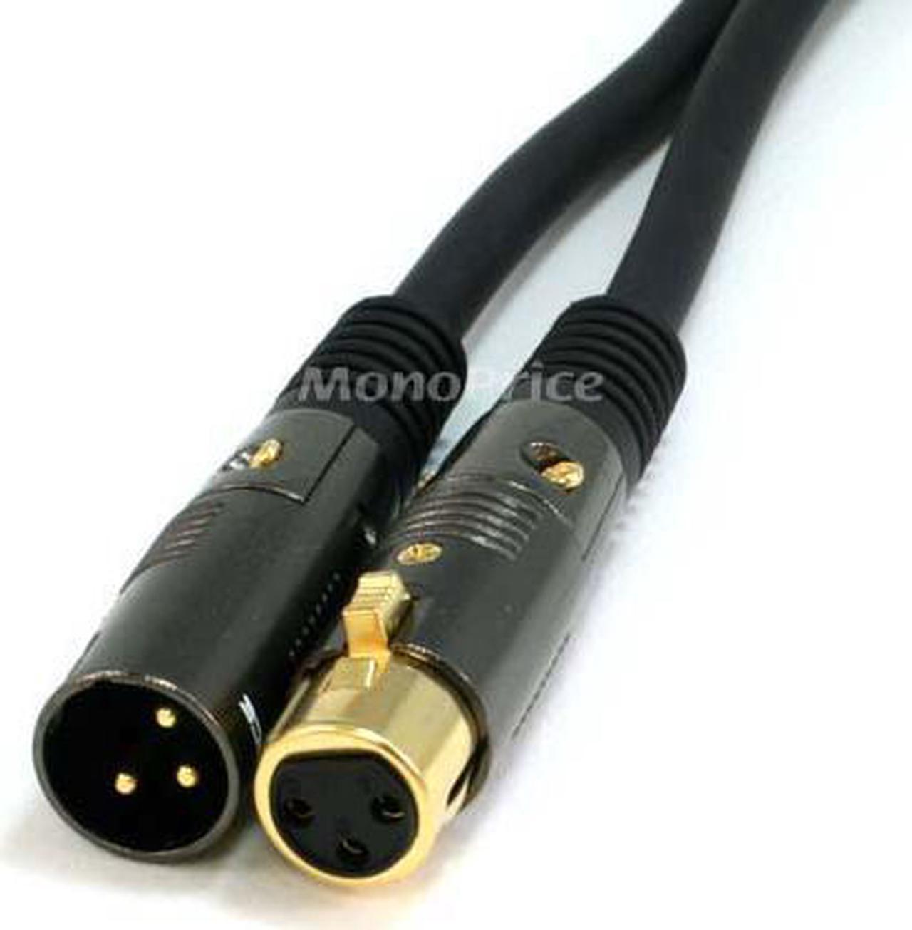 25ft Premier Series XLR Male to XLR Female 16AWG Cable (Gold Plated) [Microphone & Interconnect]