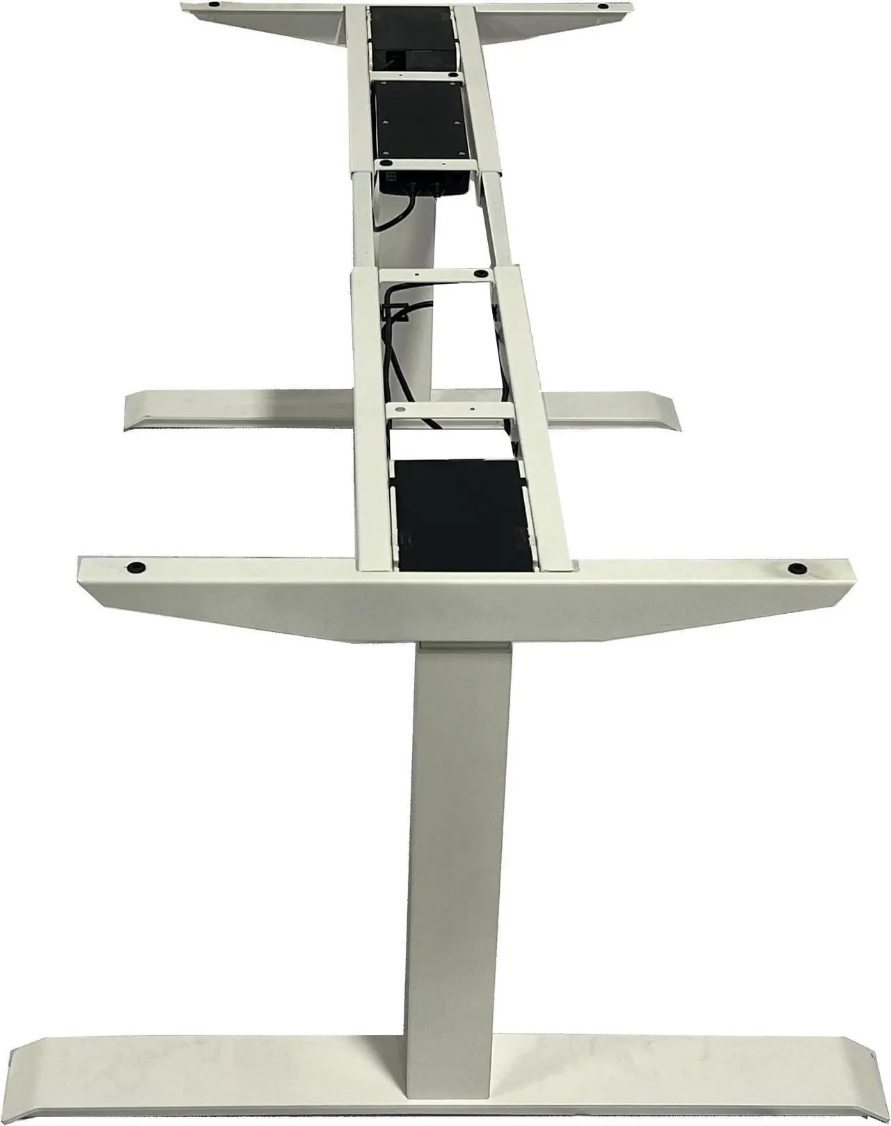 Alt view image 4 of 7 - QualGear Smart Standing Desk - Mobile App Control, White