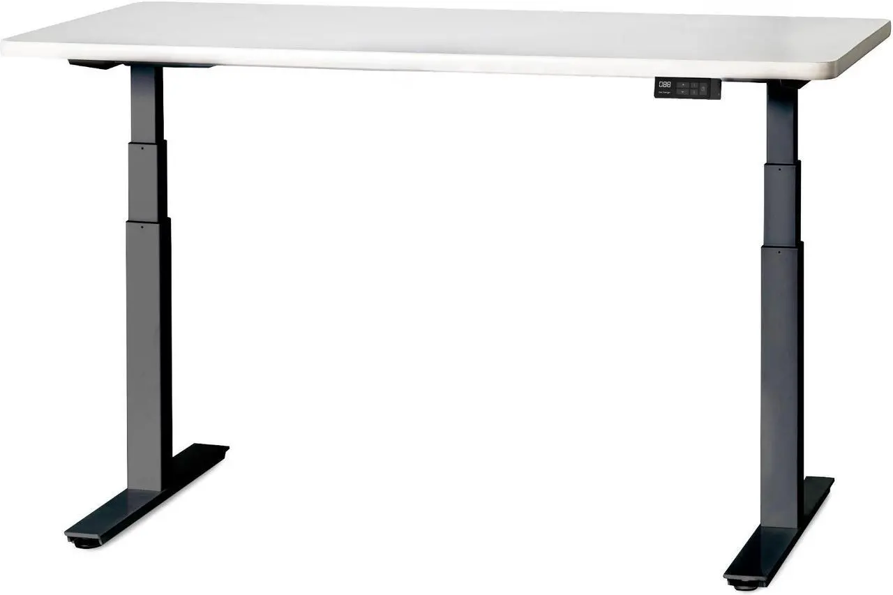 Main image of QualGear Smart Standing Desk - Mobile App Control, Black