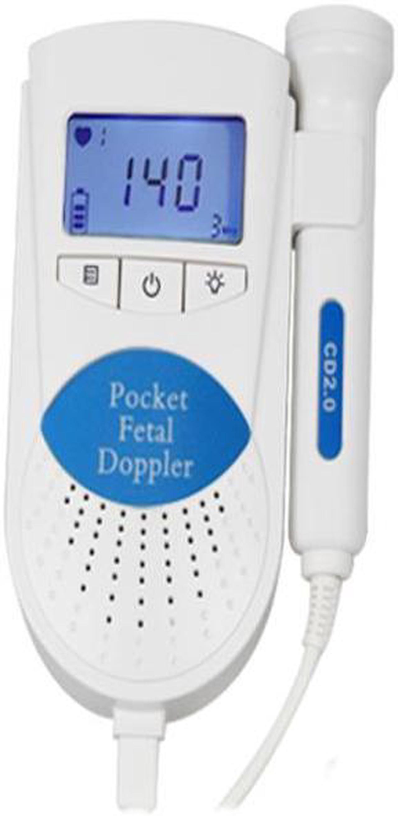 Main image of Mericonn Fetal Doppler Monitor Household Fetus Baby Heartbeat Detector Portable Baby Heart Rate Monitor 2MHz