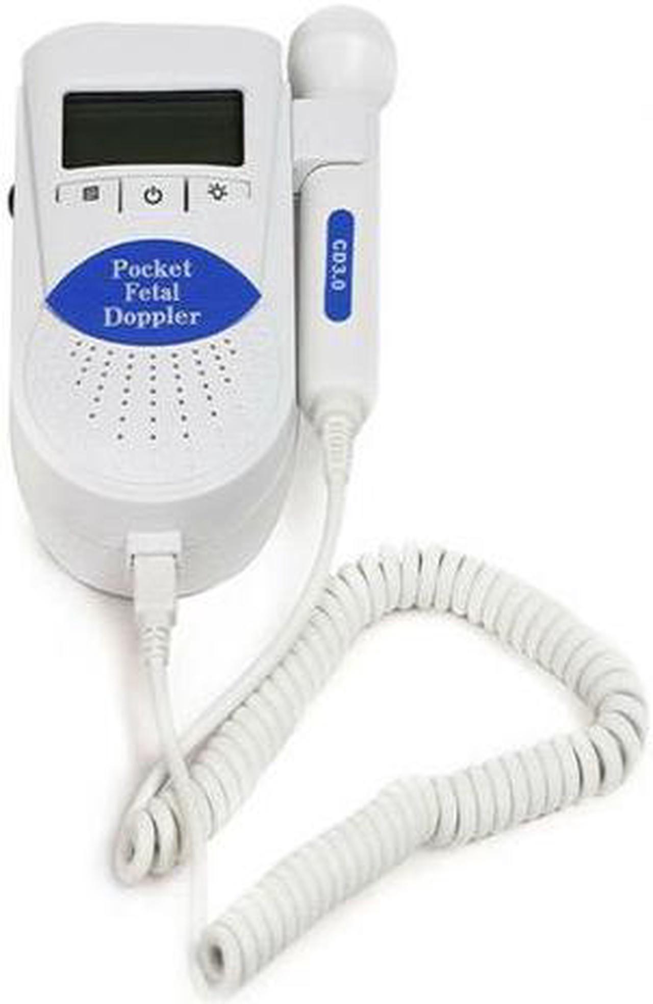 Alt view image 2 of 4 - Mericonn Fetal Doppler Monitor Household Fetus Baby Heartbeat Detector Portable Baby Heart Rate Monitor 2MHz