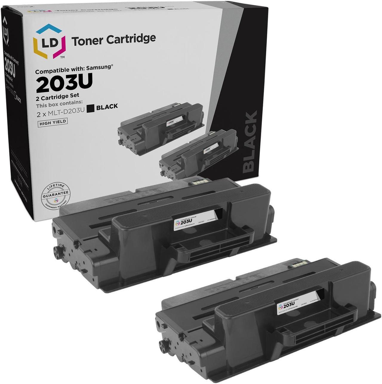 Main image of LD © Compatible Replacements for Samsung MLT-D203U Set of 2 Ultra High Yield Black Laser Toner Cartridges for use in Samsung SL- M4020ND, and SL-M4070FR Printers