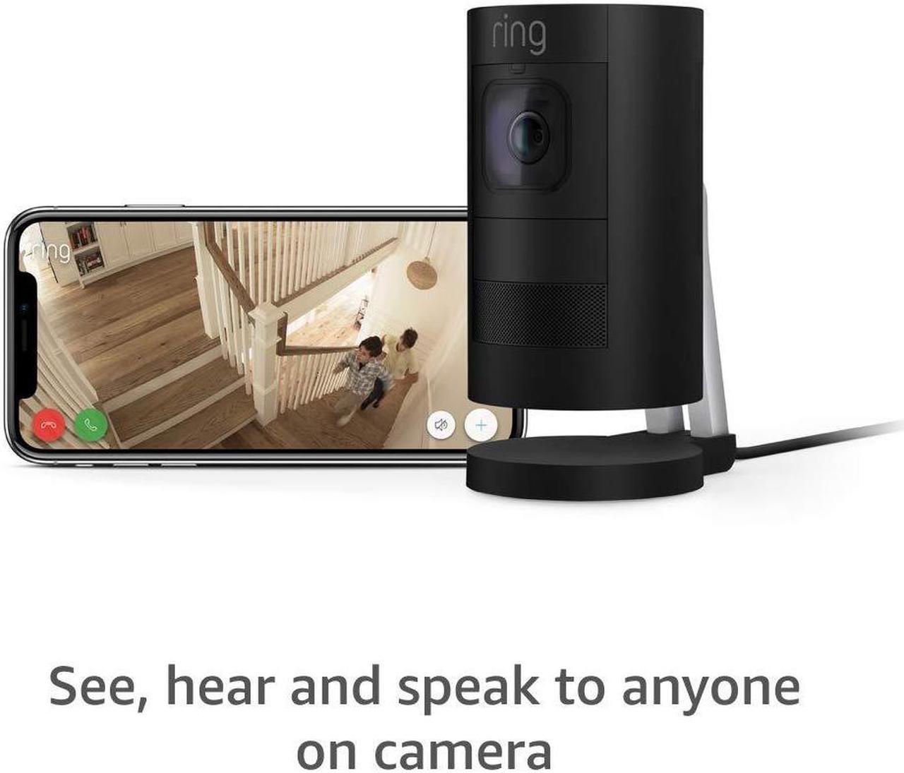 Alt view image 3 of 5 - Ring Stick Up Cam Elite, Power over Ethernet HD Security Camera with Two-Way Talk, Night Vision, Works with Alexa - Black