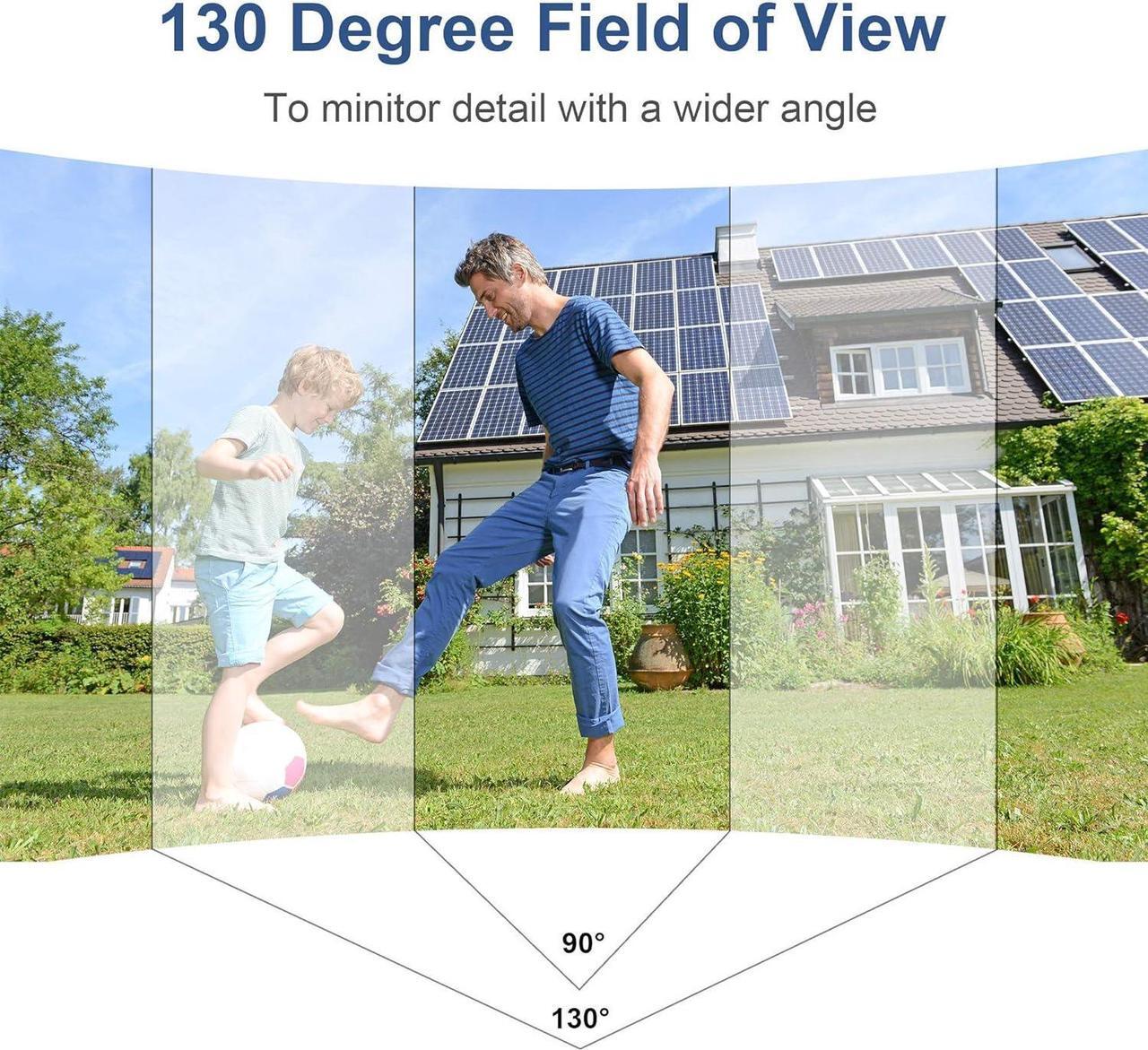 Alt view image 7 of 7 - LaView Security Cameras for Home + 2X 32GB SD Cards,PT Home Security Camera System with Motion Detection,Two-Way Audio,Night Vision,Indoor WiFi Camera for Baby/pet,Alexa,USA Cloud Service