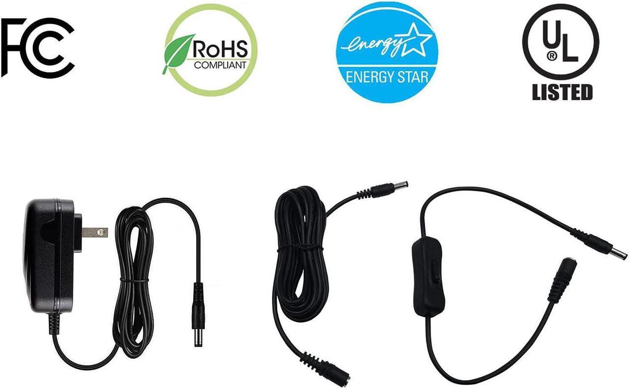 Alt view image 3 of 7 - MyVolts 9V Power Supply Adaptor Replacement for Crosley CR8005A-OR Turntable - US Plug - Premium