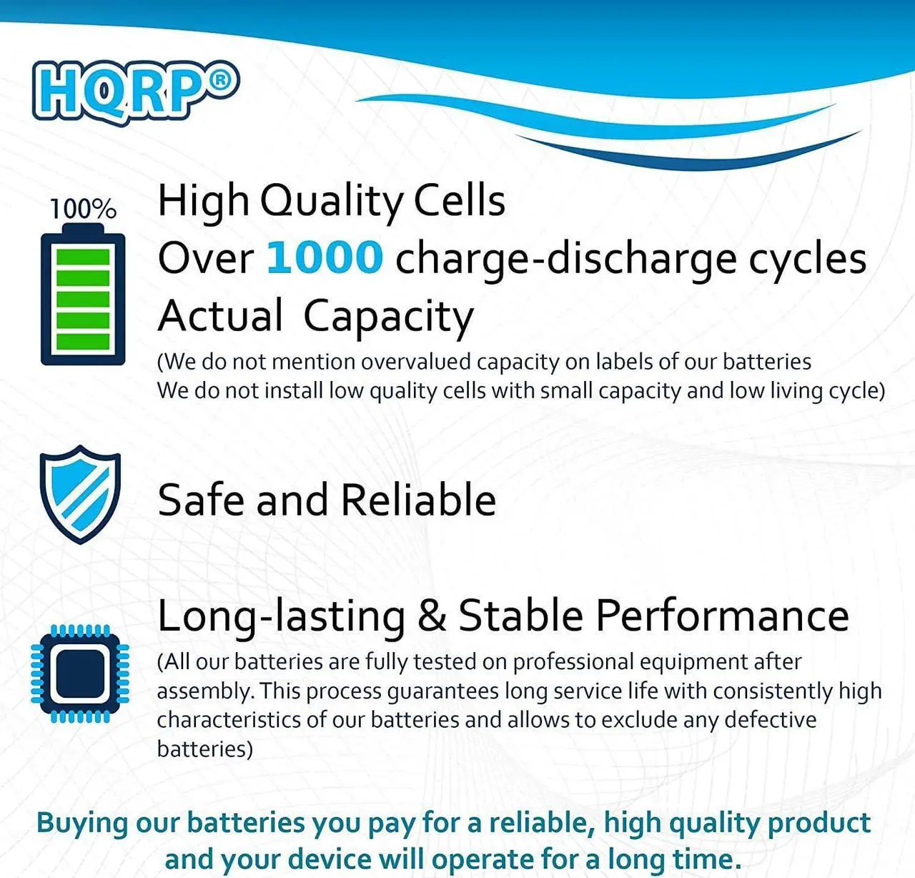 Alt view image 5 of 7 - HQRP 4-Pack Battery Compatible with Cobra FA-BP FABP FRS100 FRS104 FRS105 FRS110 FRS115 PR4500W PR4500 FRS130 FRS132 FRS220 FRS235 FRS250 FRS300 FRS80 FRS85 PR1050-WX PR135 PR945 Two-Way Radio