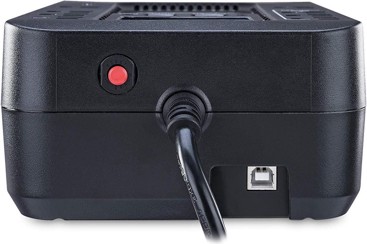 Alt view image 3 of 7 - CyberPower EC450G Ecologic Battery Backup & Surge Protector UPS System, 450VA/260W, 8 Outlets, ECO Mode, Compact Uninterruptible Power Supply
