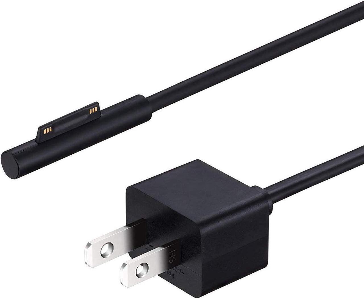 Alt view image 6 of 7 - 102W 15V 6.33A Power Adapter Charger Compatible with Surface Book 2 1, Surface Laptop 3 2 1, Surface Pro X Pro 7 Pro 6 Pro 5 Pro 4 Pro 3 and Surface Go with Additional USB Port and 6ft Power Cord