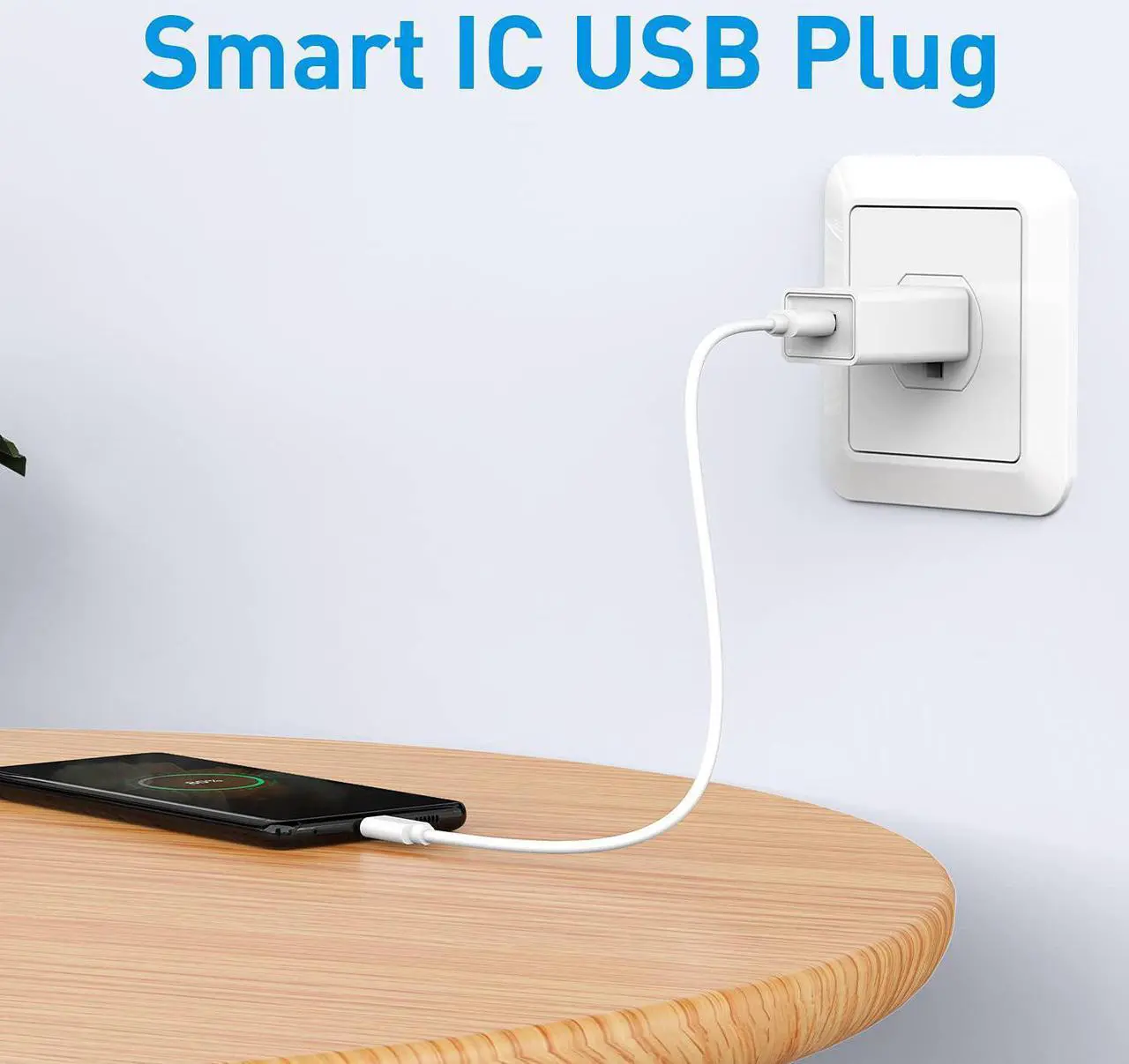 Alt view image 7 of 7 - 4-Pack USB Wall Charger USB Wall Plug 5V 2.1A AC Power Adapter Compatible with Smart Phones Smart Watches Small Game Consoles Cameras Audio Equipment and More Electronics Products