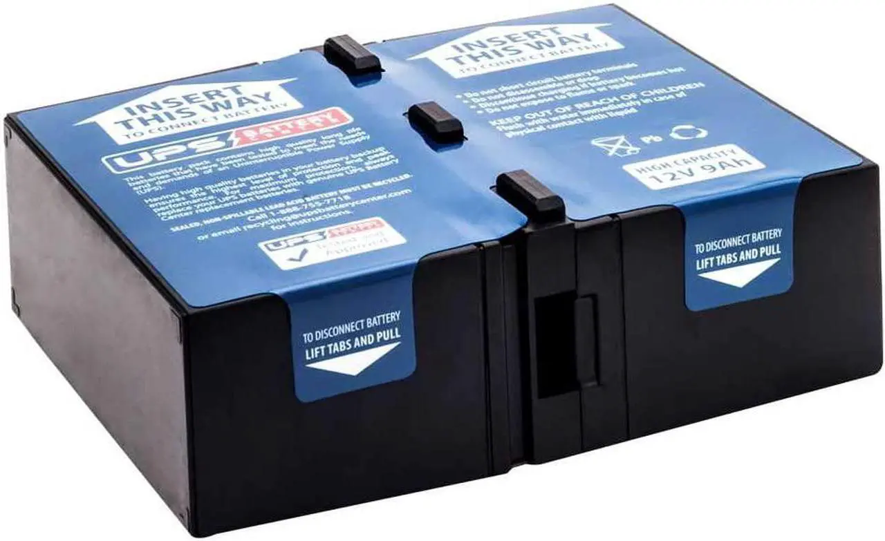 Main image of UPSBatteryCenter® 0M-10120E-001 Compatible Replacement Battery Pack for APC Smart-UPS Models SMC1000-2U, BR1500G, BR1200GI, BX1500G, BR1200G-RS, BR1300G