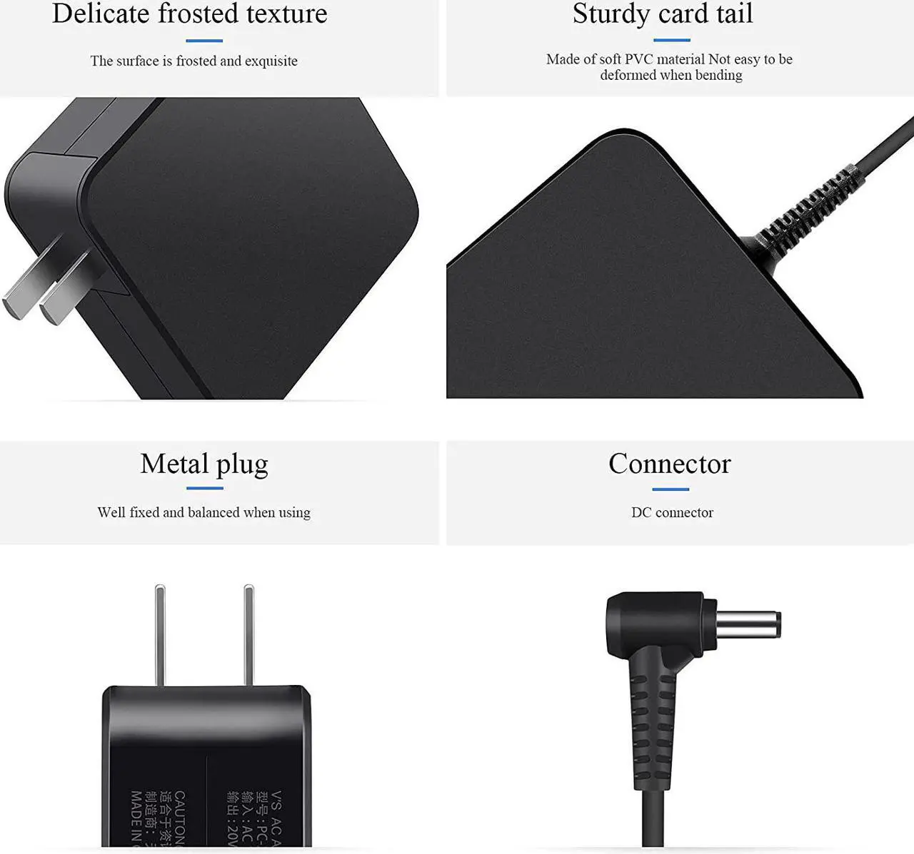Alt view image 3 of 6 - 65W 45W AC Adapter Laptop Charger Replacement for Lenovo IdeaPad 3 5 110 310 320 330 330s S145 S340 Series Charger 110-15ISK 320-15ABR 320-15IAP 330-15IGM 330S-15IBK S340-15IWL 1-14AST-05 Power Cord