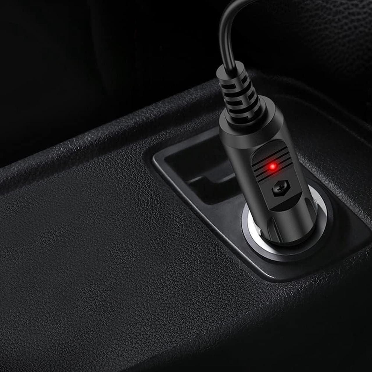 Alt view image 5 of 7 - LIANSUM DC 12V 2A Car Charger Universal Power Cord 5.5x2.1mm to Cigarette Lighter with 8 Connector for DVD Player, GPS, Bluetooth Speakers, Breast Pump, label maker, Camera, router, CD Player 5FTCable