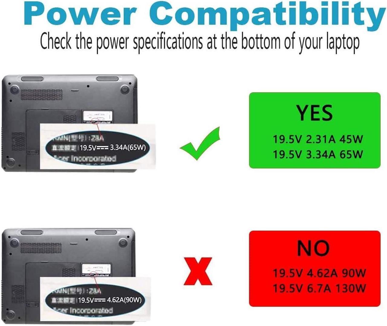 Alt view image 7 of 7 - 65W 45W AC Adapter Charger for Dell OptiPlex 9010 9020 3020 3040 3050 3060 3070 7040 7050 7060 7070 5050 5070 5060 D10U D02T D08U D09U Micro Desktop G6J41 0G6J41 MGJN9 43NY4 Power Supply Adapter Cord