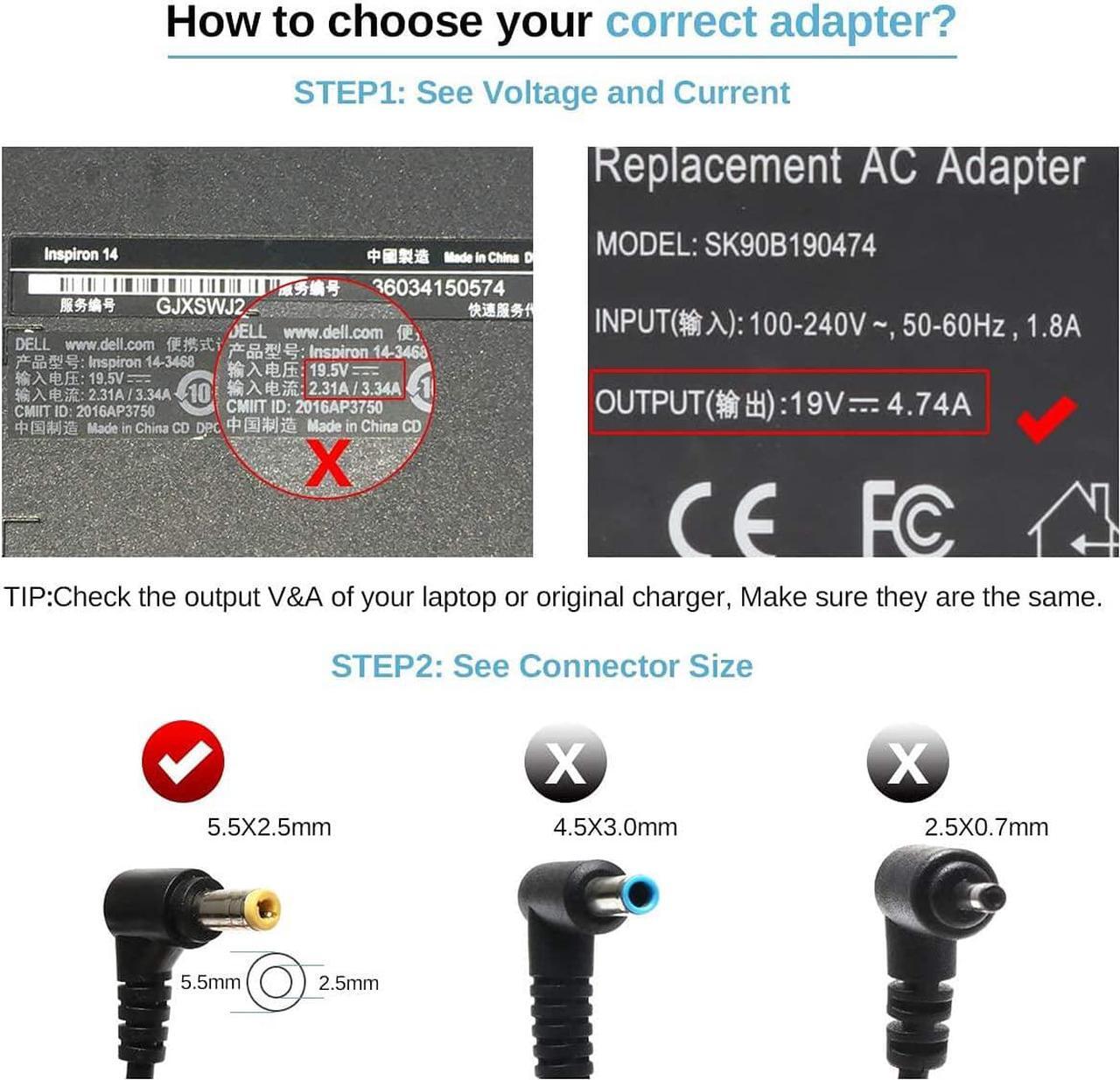 Alt view image 5 of 7 - New ADP-65JH BB Q501L X550C AC Adapter Laptop Charger Power Supply Cord 65W for Asus X502C X551C X751L TP500LA TP500L Q502L Q502LA Q551L Q552U Q400A F555L F555LA F555U F554L F551C F502C R556L R554L