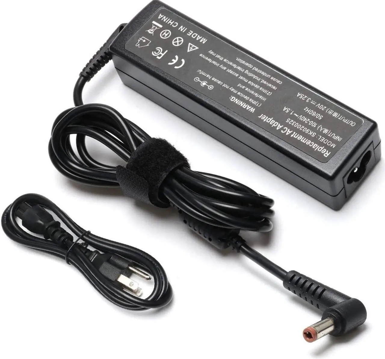 Main image of 65W 20V 3.25A AC Adapter Charger for Lenovo IdeaPad G560 G580 Y410P Y500 B560 B570 B575 G570 G585 G780 N580 N585 N586 Y400 Y480 Y580 Z560 Z565 Z570 Z575 Z580 Z585 P400 P500 U310 U410 V570 M30-70