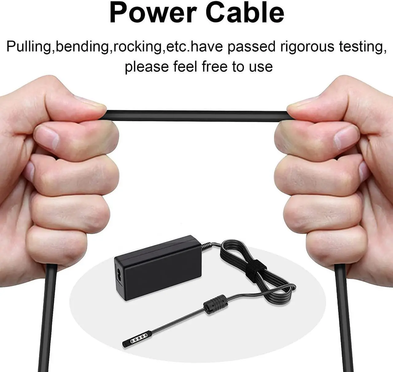 Alt view image 5 of 7 - Microsoft Surface Pro 1 Pro 2 Pro RT Power Adapter Charger for Microsoft Surface Pro 1 Pro 2 Surface RT and 10.1 Windows 8 Tablet PC 48W 12V 3.58A
