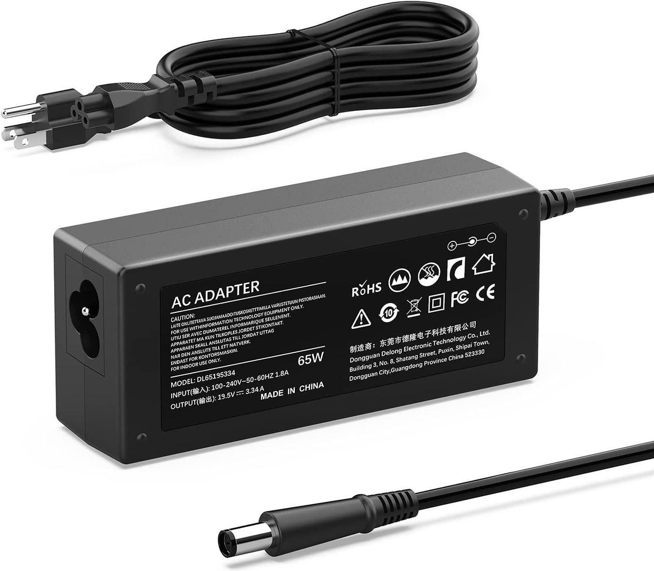 65W AC Adapter Laptop Charger Replacement for Dell Latitude E6420 E6430 E6430s E6430U E6440 E6500 E6510 E6520 E6530 E6540 E7240 E7250 E7440 E7450 LA65NM130 HA65NM130 Power Supply Cord Plug