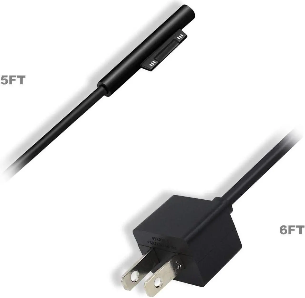 Alt view image 4 of 7 - Atcuji 102W Charger Surface Power Supply for Microsoft Surface Book 2 15, 13-inch Surface Book New Surface Laptop 3 15 inch Microsoft 102W Ac Adapter MS 15V 1798 Surface Power Cord with 5V 2A USB Port