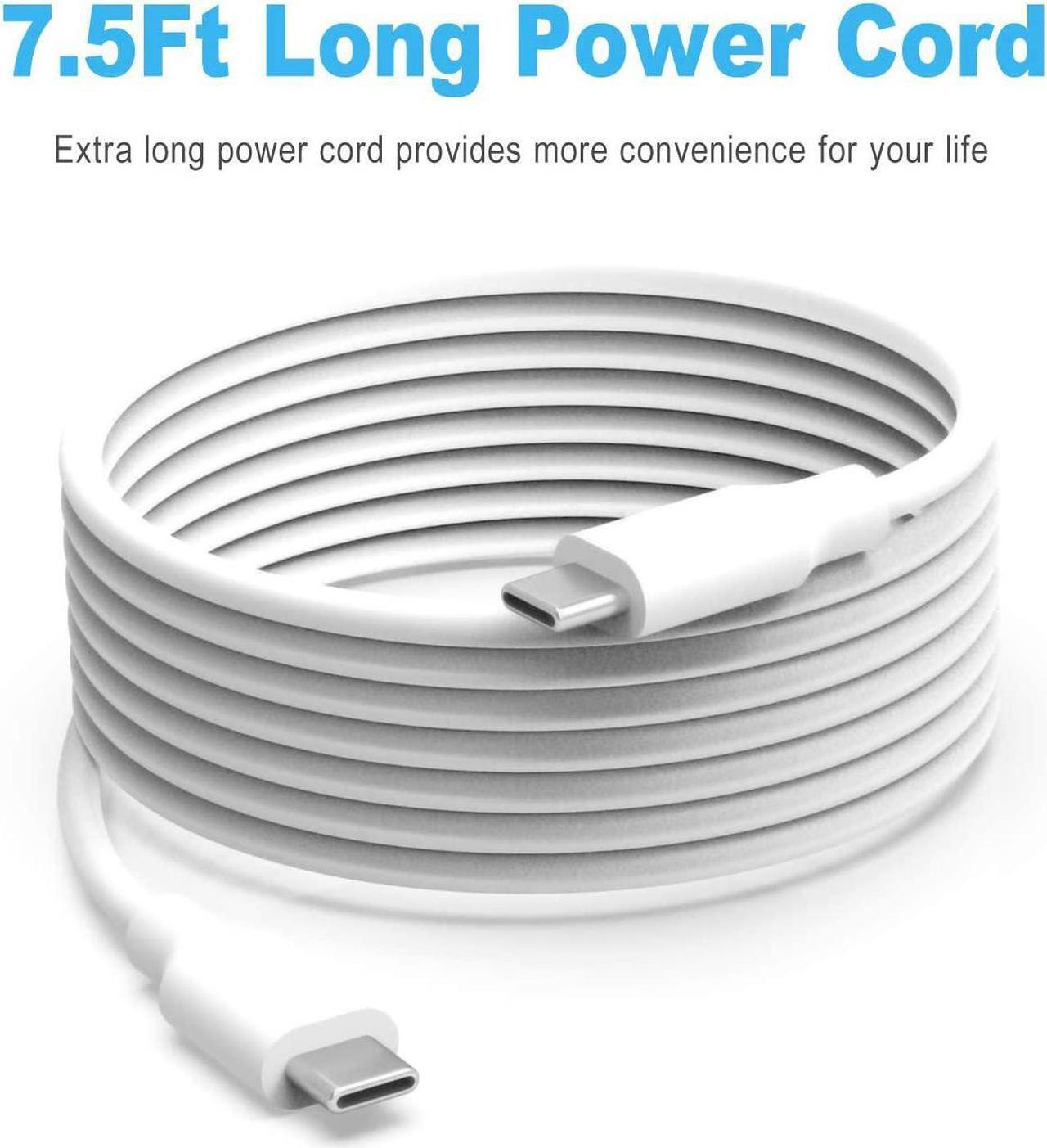 Alt view image 3 of 7 - 65W Type C AC Charger Fit for Huawei MateBook X Pro 2019/2020, MateBook D 14/D 14 AMD, MateBook D 15/D 15 AMD, MateBook 14/14 2020/14 2020 AMD, Honor MagicBook 14/15 Laptop Power Supply Adapter Cord