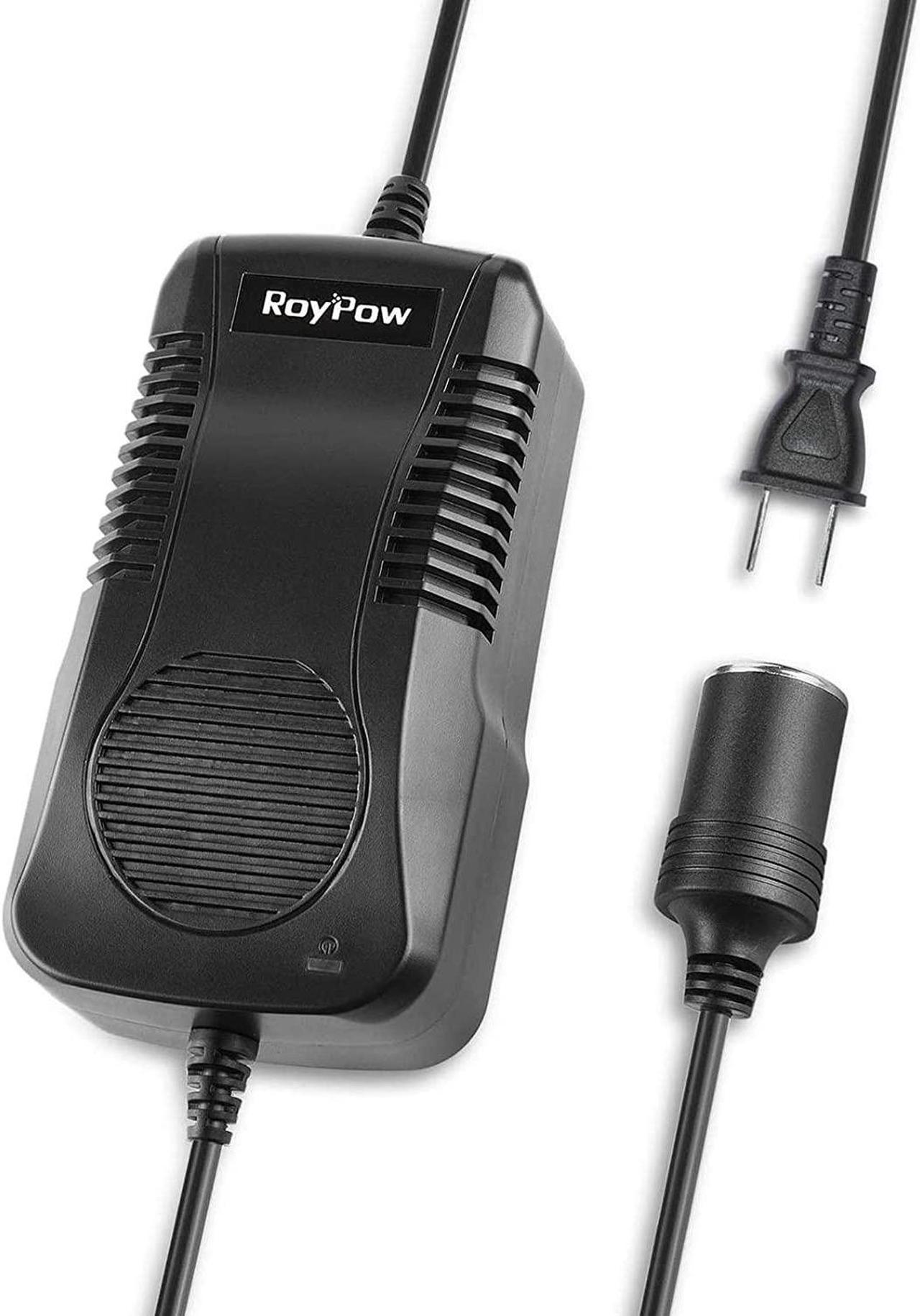 AC to DC Converter RoyPow 180W (Max 200W) 12V15A Power Supply Adapter Transformer 100V~120V to 11V/12V/13V/14V with Car Cigarette Lighter Socket